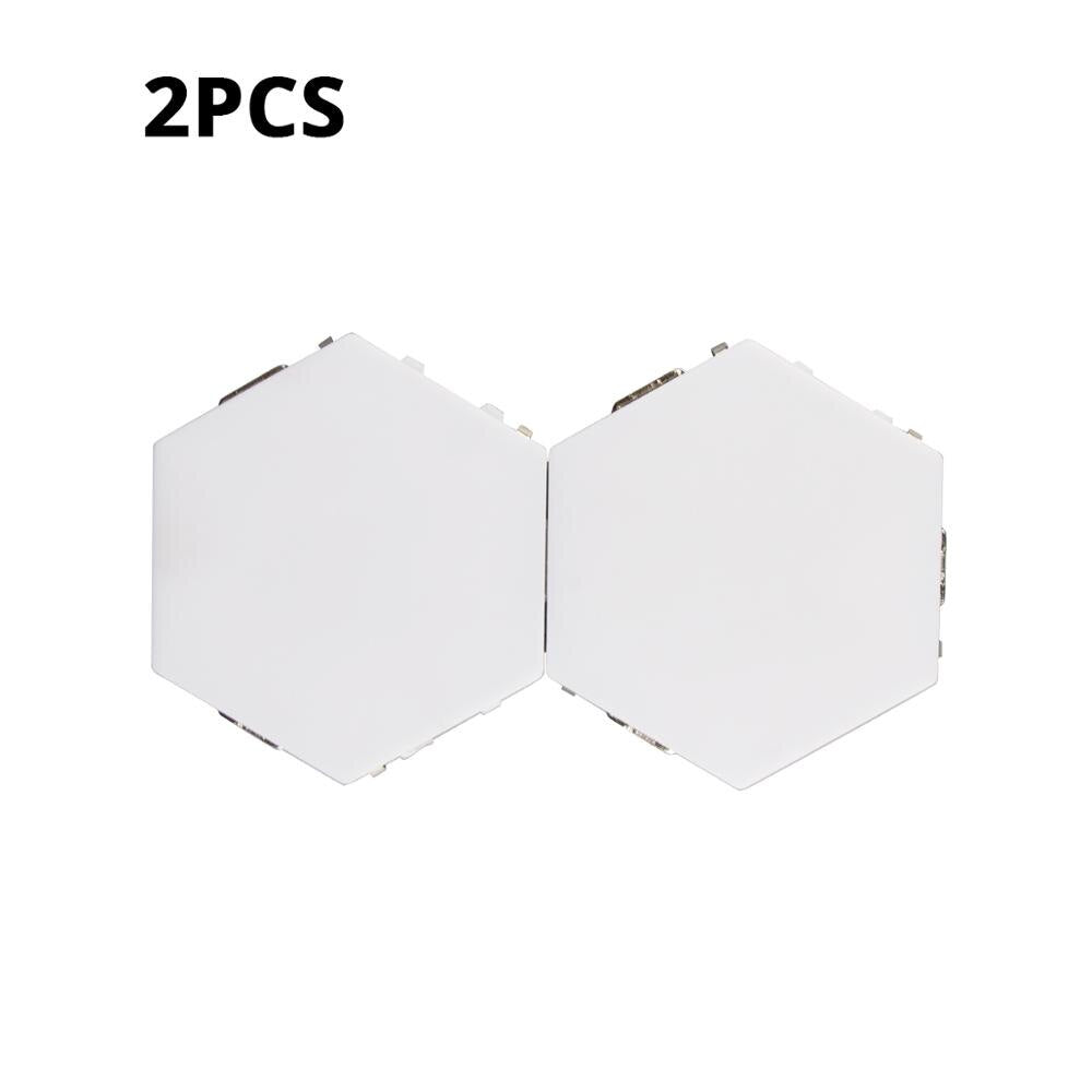 Quantum lamp LED Panel Light Magnetic Hexagons Modular Touch Sensitive sensor Lights DIY Wall Creative Decoration painel led 2pcs