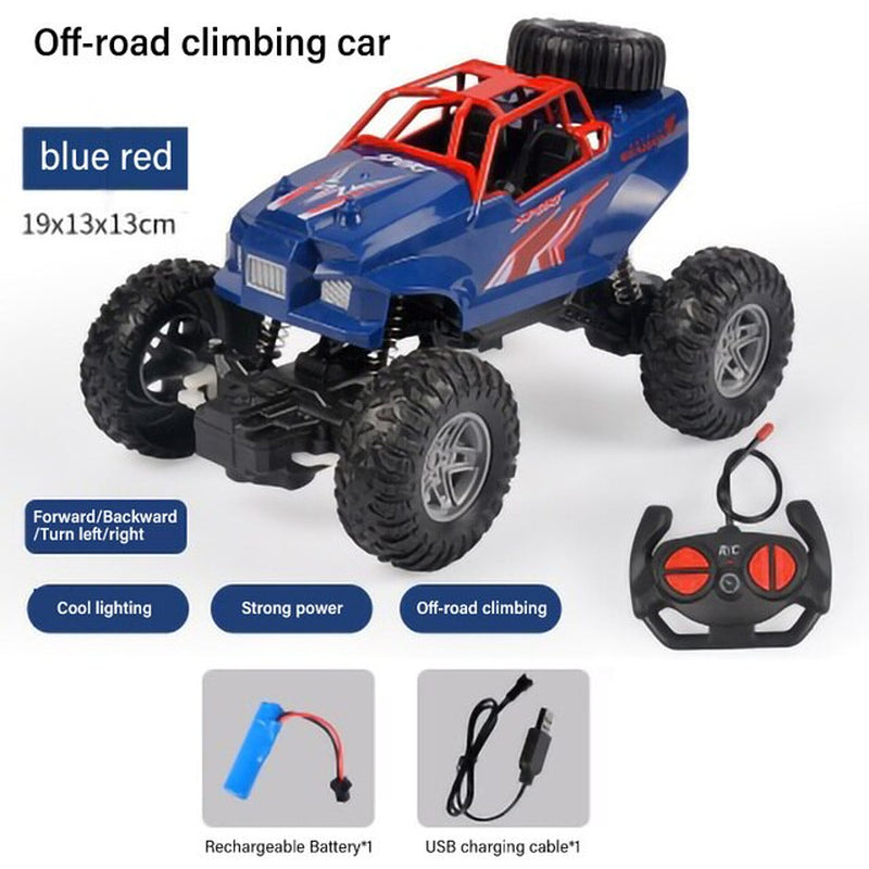RC Car 4WD Radio Control Stunt Car Twisting Vehicle Drift RC Toys 360 Degree Rotating with with LED Light Off-Road for Kid Purple