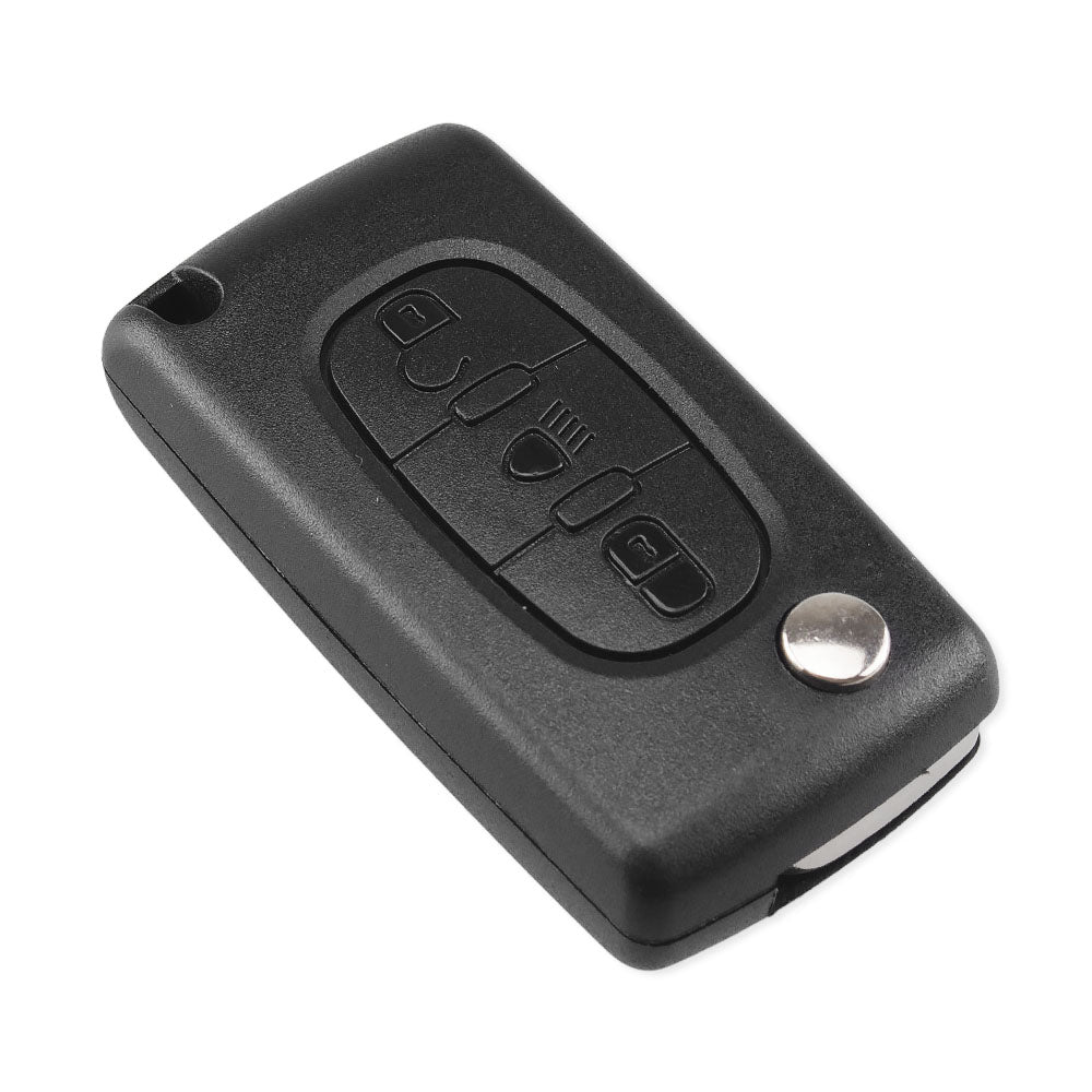 Remote key Case for Peugeot 207 307 308 407 607 807 For Citroen C2 C3 C4 C5 C6 Flip Folding Car Key shell 2/3/4 Buttons