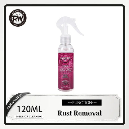 Rust Remover Spray Remove Iron Particles Car Paint Motorcycle RV Boat Faucet Metal Use Car Wax Car Wash Refurbishing Polishing 120ML