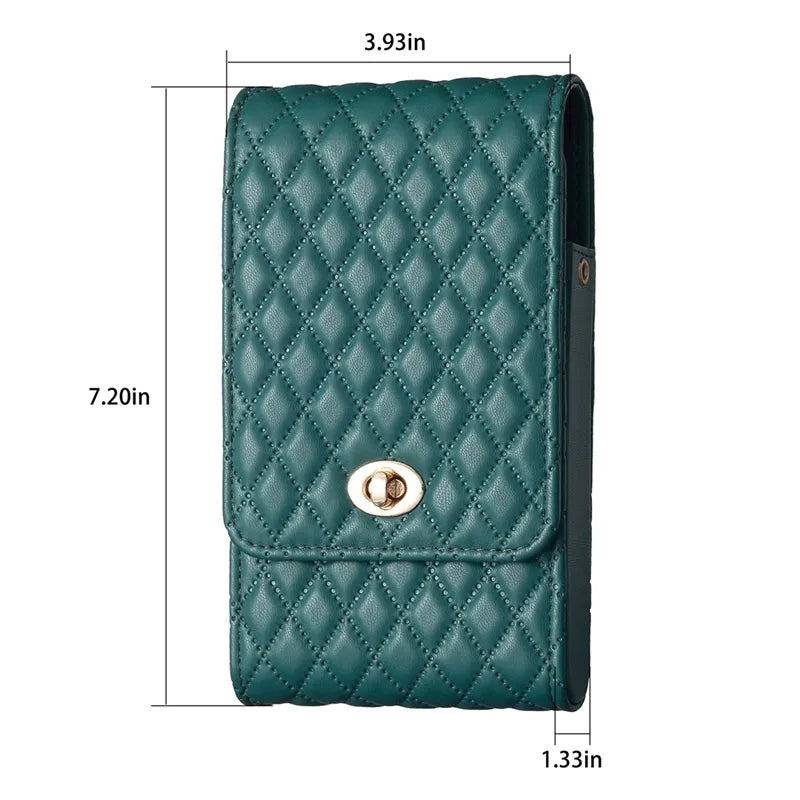 Wallet Small Fragrant Wind Bag With Shoulder Rope Case For iPhone Xiaomi Redmi Huawei OPPO VIVO Moto Google Nokia Realme Infinix