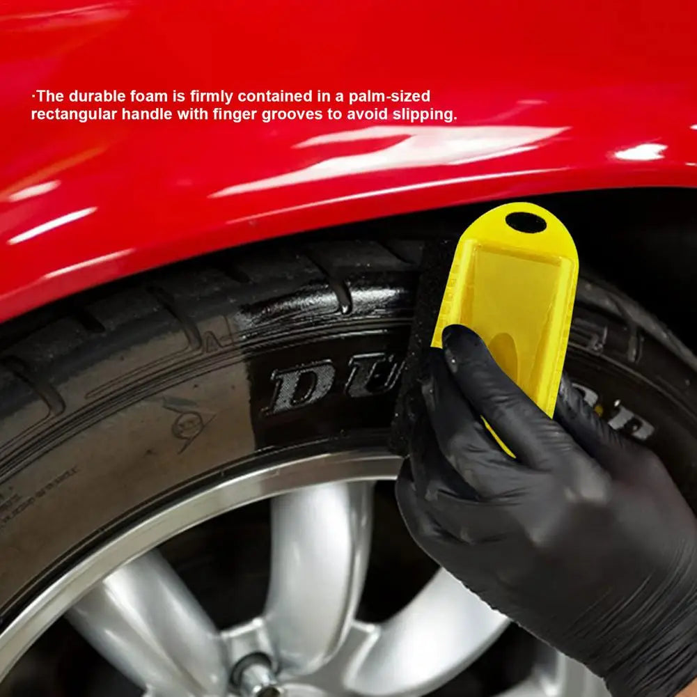 Car Wheel Polishing Waxing Sponge Brush High Pressure Cleaner Car Tire Cleaning Brush Car Products Car Detail Clean Accessories