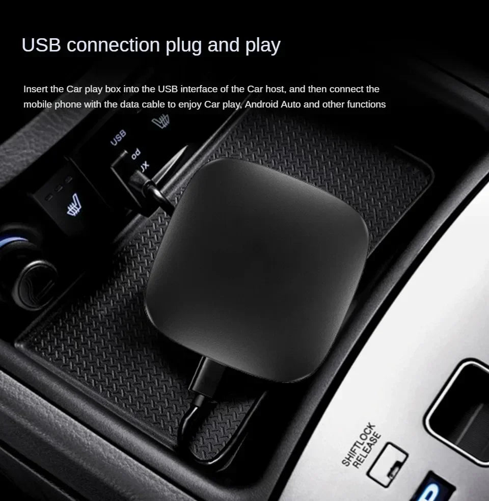 2024 New CarPlay TV Ai Box Android13 Tv Box Support Netflix YouTube Wireless Carplay Android Auto Adapter for Wired Carplay