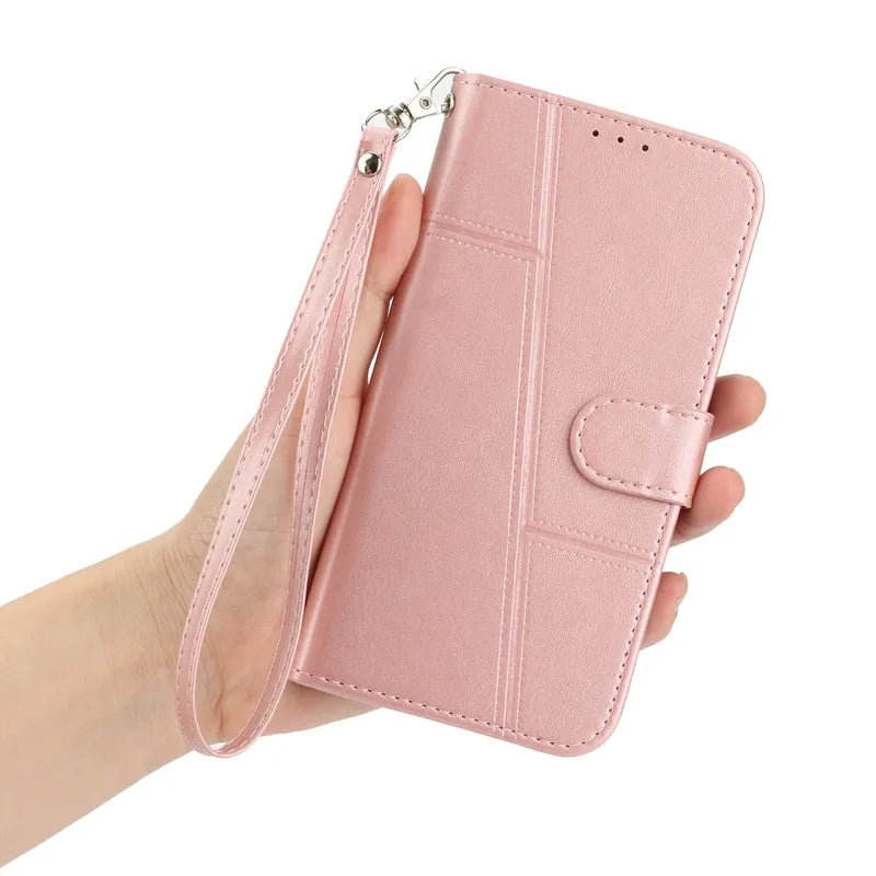 Wallet Flip Cowhide Pattern Anti Drop Leather Cover For Xiaomi Redmi 12 12C 10 10A 9T Note 12 12S 12 Pro Plus 11S 10 Pro 9 Pro