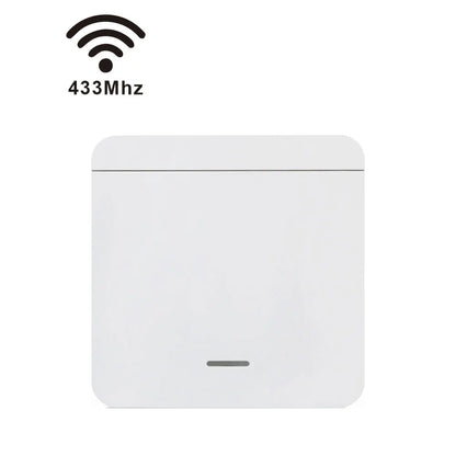 86 Wireless Smart RF 433Mhz 100-220V Wall Panel with Remote Control Mini Relay Receiver Home Led Light Lamp Switch 1Gang