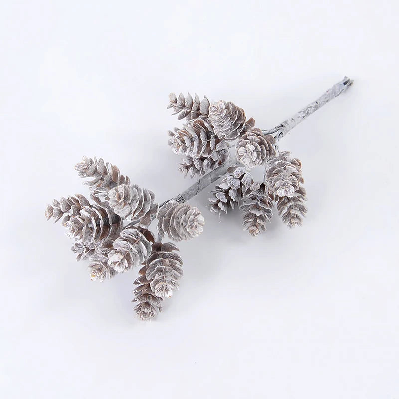 10/20pcs Artificial Fake Pine Cone Christmas DIY Wreath Craft Christmas Decorations for Home Xmas Tree Ornament Navidad