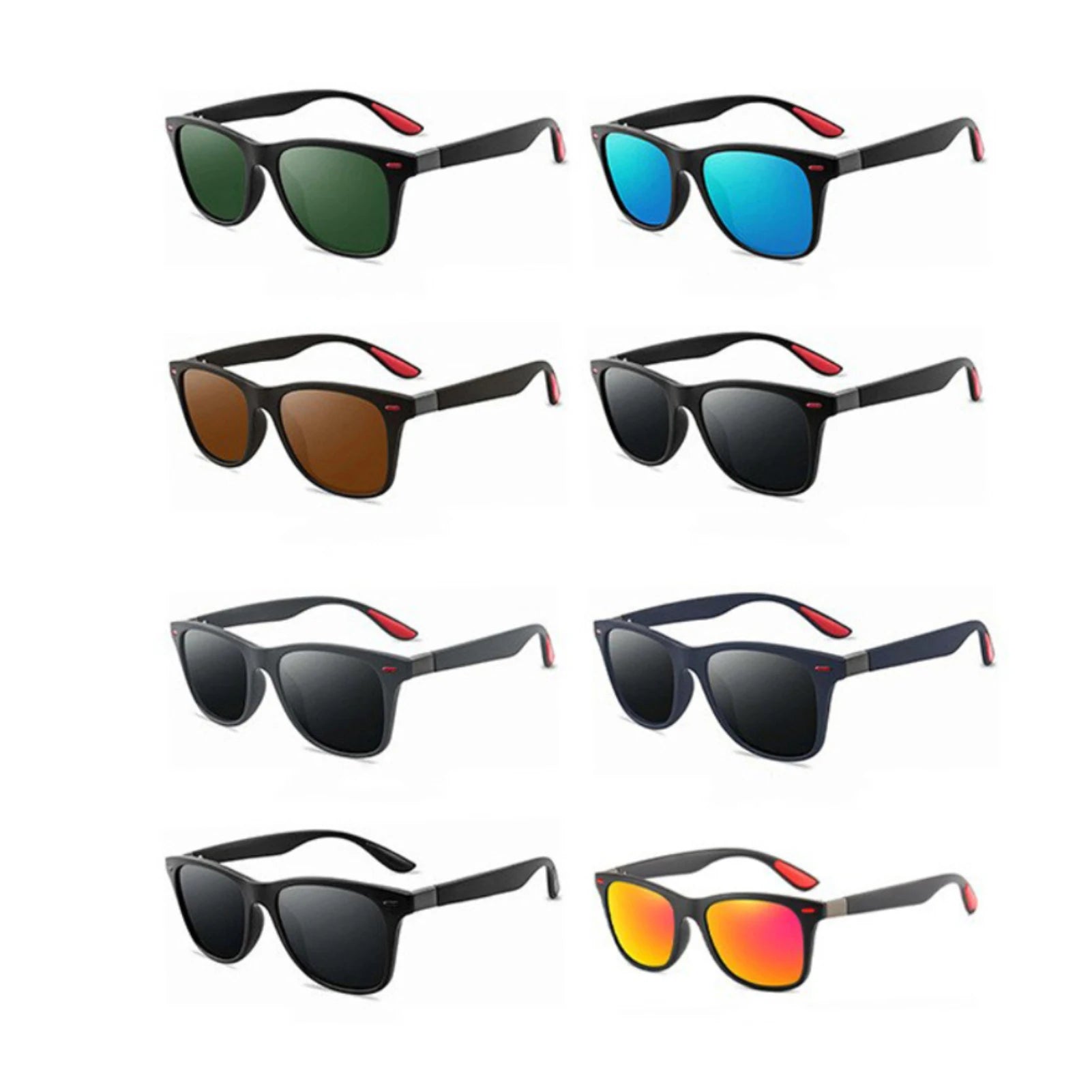 Fashion Classic Polarized Sunglasses Men Women Square Sun Glasses Anti-glare Goggle Travel Fishing Cycling Sunglasses UV400