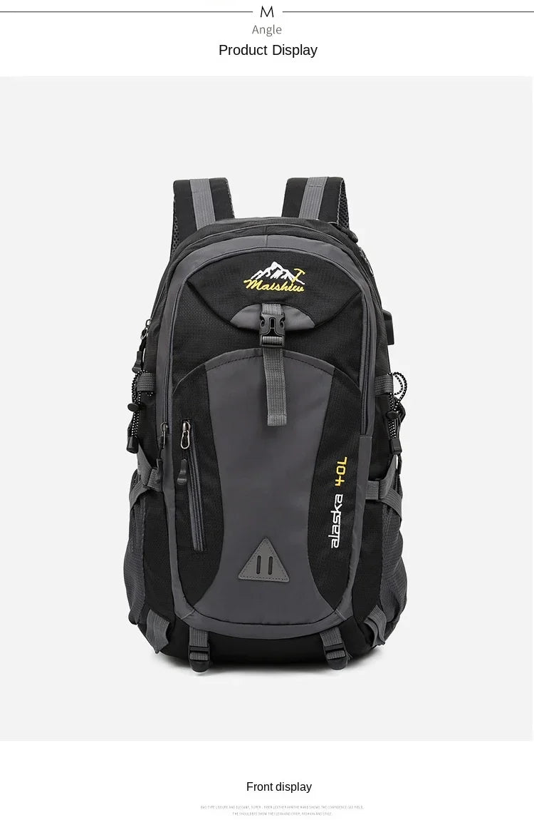 Quality Nylon Waterproof Travel Backpacks Men Climbing Travel Bags Hiking Backpack Outdoor Sport School Bag Men Backpack Women