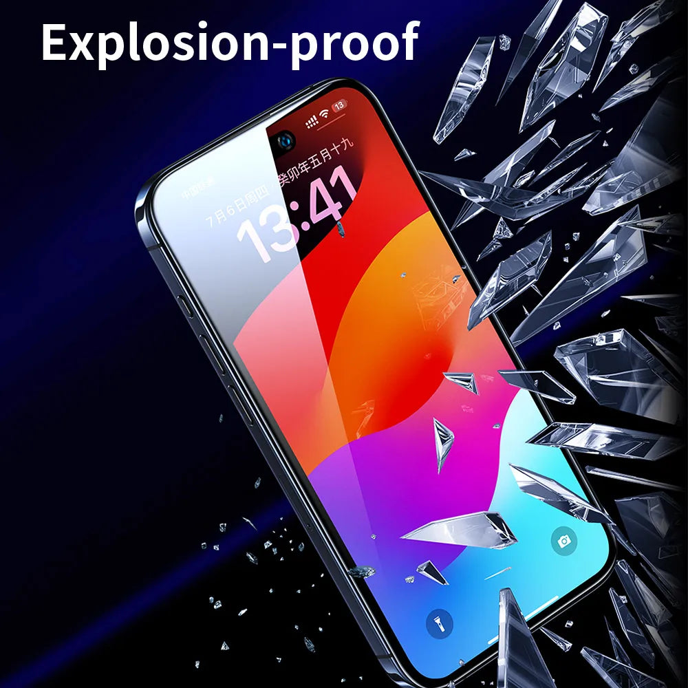 Full Cover Screen Protector for iPhone 15 Pro Max Ceramic Microcrystalline Film for iPhone 15 Pro 15 HD Hydrogel Film