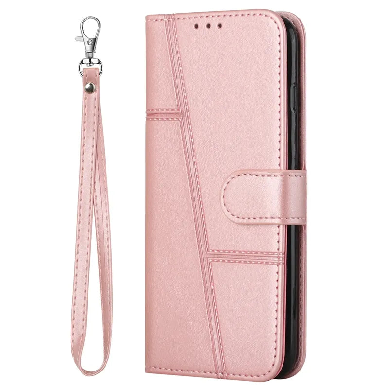 Wallet Flip Cowhide Pattern Anti Drop Leather Cover For Xiaomi Redmi 12 12C 10 10A 9T Note 12 12S 12 Pro Plus 11S 10 Pro 9 Pro