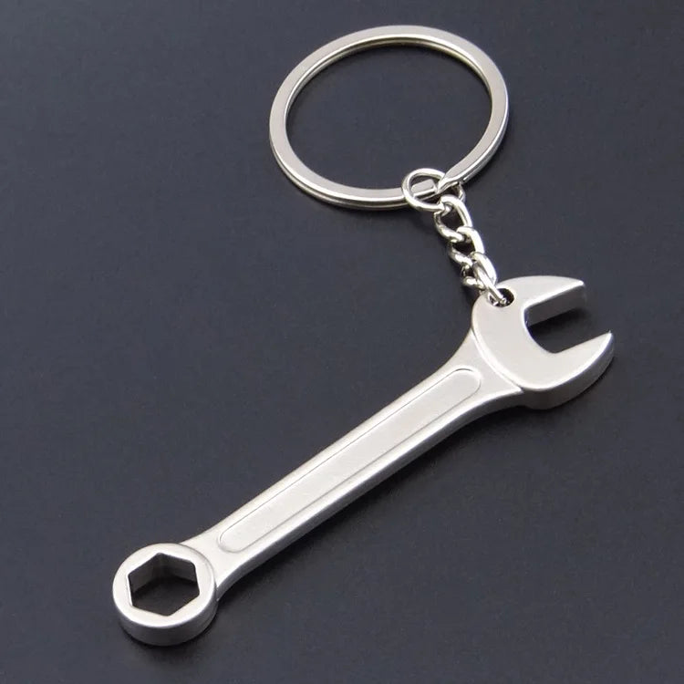 Mini Wrench Keychain Portable Car Metal Adjustable Universal Spanner For Bicycle Motorcycle Car Repairing Tools Men Special Gift