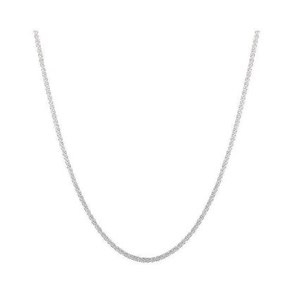 2022 Popular Silver Colour Sparkling Clavicle Chain Choker Necklace Collar For Women Fine Jewelry Wedding Party Birthday Gift