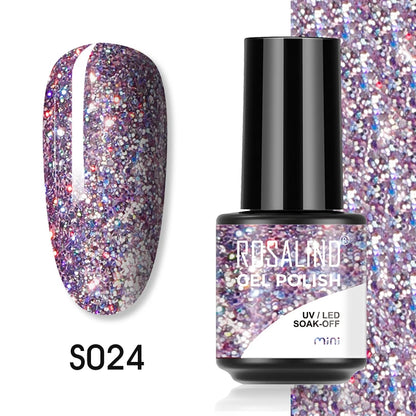 ROSALIND Gel Nail Polish Lamp All For Nails Art Manicure With Matt Base Top Coat Semi Permanant Gellak Nail Gel Polish Varnishes S024