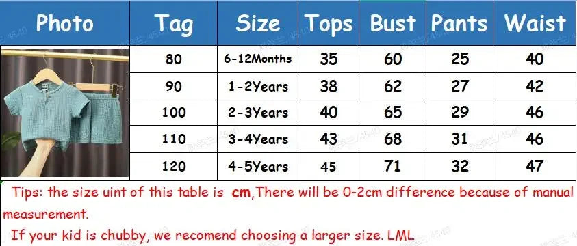 0-5Y Baby Summer Sets Solid Cotton Linen T-shirts+Elasctic Shorts Kids Clothes Casual Clothing Sets for Children Outfit Set