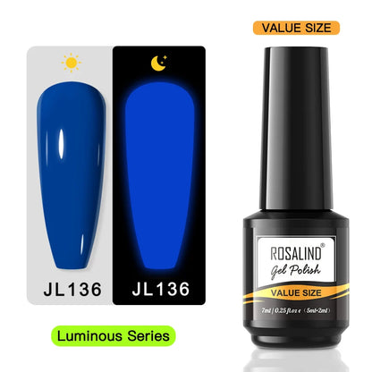 ROSALIND Gel Nail Polish Lamp All For Nails Art Manicure With Matt Base Top Coat Semi Permanant Gellak Nail Gel Polish Varnishes RAI-JL136