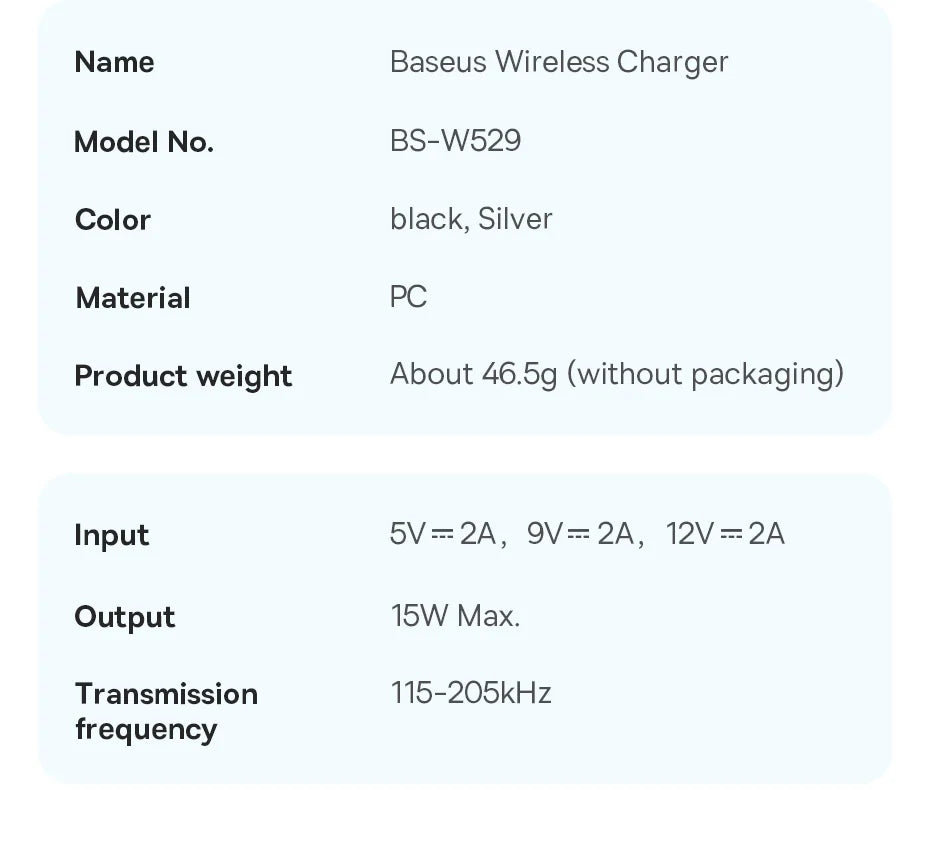 Baseus 15W Magnetic Wireless Charger For iPhone 14 Qi Fast Wireless Charging Pad For iPhone 15 14 13 Ultra Thin Phone Charger