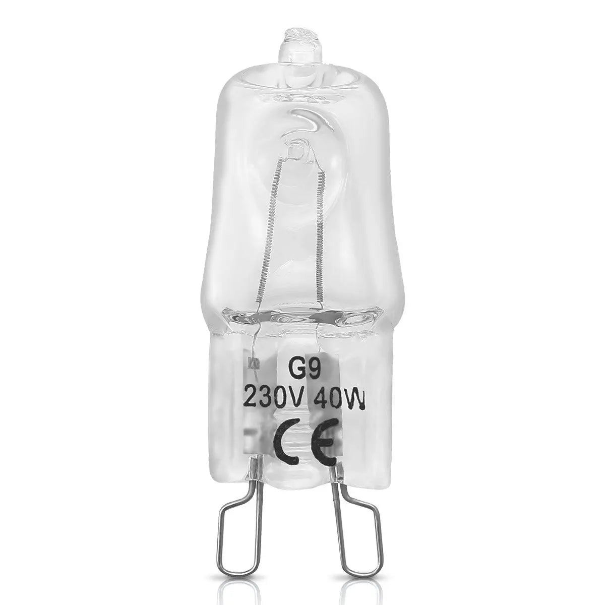 2/10PCS 40W LED Halogen Lamp Beads 220-230V Indoor Lighting Bulb G9 High Temperature Inserted Beads Crystal Halogen Bulb Lights