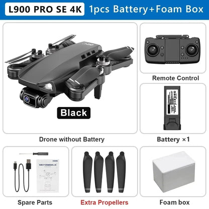 L900 Pro SE MAX GPS Drone 4K Professional Dual HD Camera 5G FPV 360° Obstacle Avoidance Brushless Motor Rc Quadcopter Dron Toys L900 Pro SE 1B F 1 CHINA