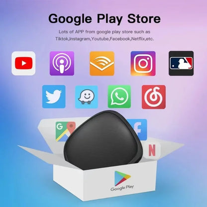 2024 New CarPlay TV Ai Box Android13 Tv Box Support Netflix YouTube Wireless Carplay Android Auto Adapter for Wired Carplay