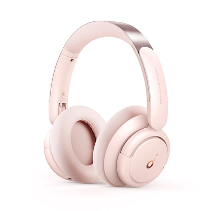 Anker Soundcore Life Q30 Hybrid Active Noise Cancelling wireless bluetooth Headphones with Multiple Modes, Hi-Res Sound, 40H Pink