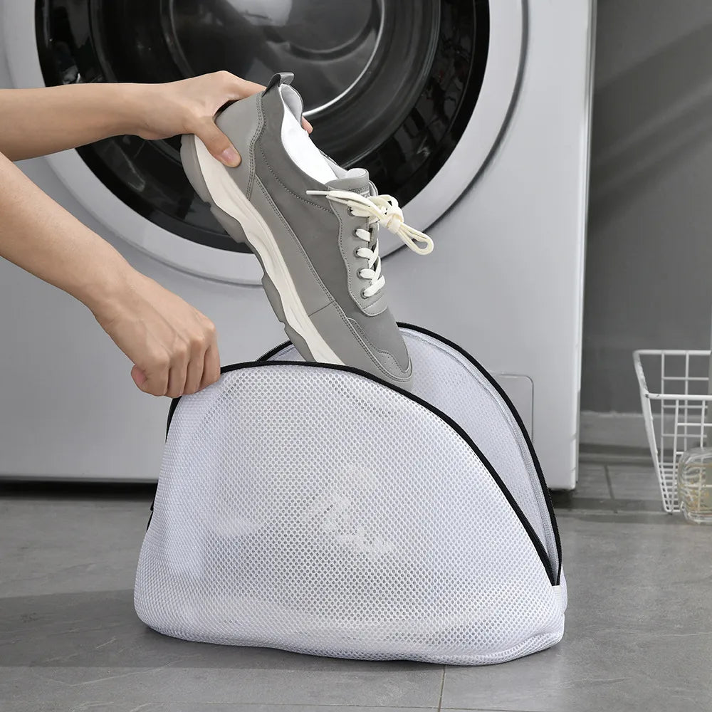 Mesh Shoes Laundry Bag Anti-deformation Shoes Washing Storage Household Washing Machine Bag Special Filter Drying Bags Organizer