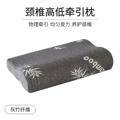 50*30cm Bamboo Fiber Pillow Slow Rebound Health Care Memory Foam Pillow Memory Foam Pillow Orthopedic Pillows Support NeckRelief 7