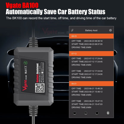 New Vgate BA100 Car Battery Tester Battery Assistant BlueTooth 4.0 Wireless Diagnositic Analyzer Monitor for Android & iOS