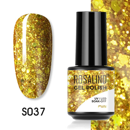 ROSALIND Gel Nail Polish Lamp All For Nails Art Manicure With Matt Base Top Coat Semi Permanant Gellak Nail Gel Polish Varnishes S037