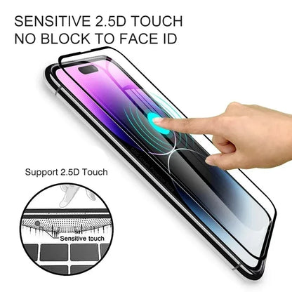 5Pcs Tempered Glass For iPhone 15 14 Pro Max 12 13 Mini 7 8 Plus Screen Protector For iPhone 11 PRO X XR XS MAX Protective Glass