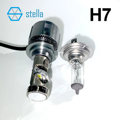 Stella 2x H7 H11 LHD/RHD LED Headlight Mini Lens Projector 9005/9006 Auto Low Beam STG Canbus Bulb For Car/Motor 12v 80W 10000LM