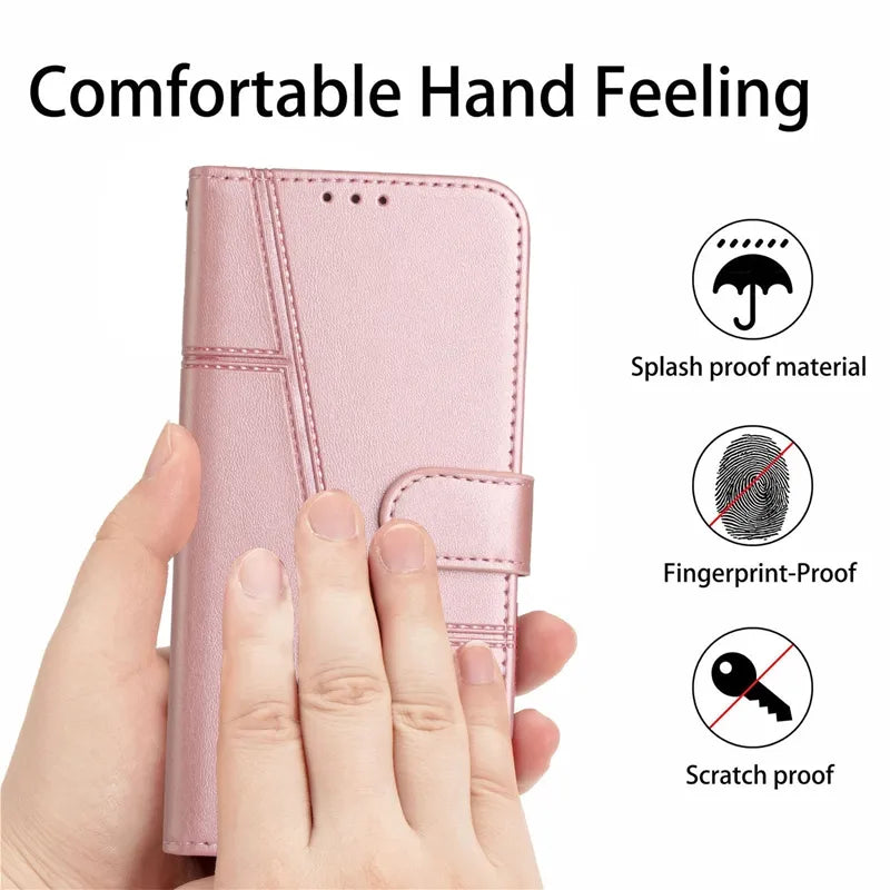 Wallet Flip Cowhide Pattern Anti Drop Leather Cover For Xiaomi Redmi 12 12C 10 10A 9T Note 12 12S 12 Pro Plus 11S 10 Pro 9 Pro