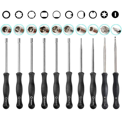 10 Pcs Carburetor Adjustment Tool Screwdriver Kit for 2 Cycle Carburator Adjusting Small Carb Tune up Carburetor Adjuster Tool 10 PCS