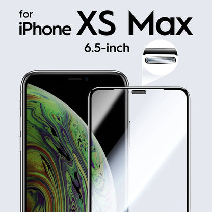 Dust Proof Receiver Tempered Glass Screen Protector For iPhone 14 13 12 11 Pro Max X XS XR 13 12 mini Full Cover HD For iPhone XS Max CHINA | Dustproof Receiver