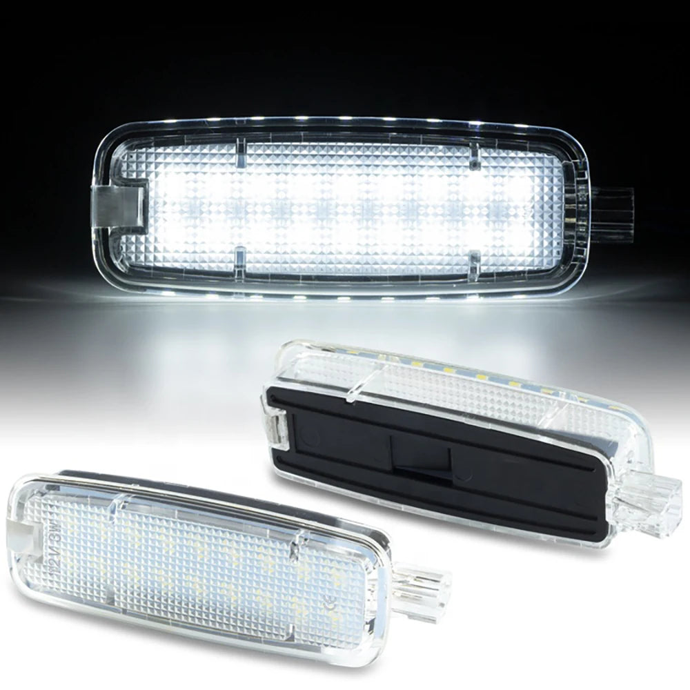 LED Interior Sun Visor Vanity Mirror Lamp Reading Light For Audi A4 B7 B8 A3 8P 8V A6 C6 C7 TT 8J A5 Q5 A8 S3 S4 A7 S5 RS6 S6 S8 White CHINA 6000K