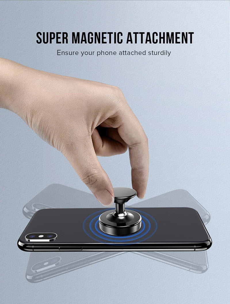 Magnetic Car Phone Holder Mobile Cell Phone Holder Stand Magnet Mount Bracket In Car For iPhone 13 12 Samsung Redmi Xiaomi