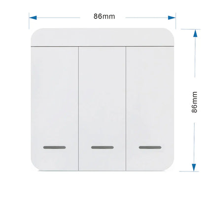 86 Wireless Smart RF 433Mhz 100-220V Wall Panel with Remote Control Mini Relay Receiver Home Led Light Lamp Switch