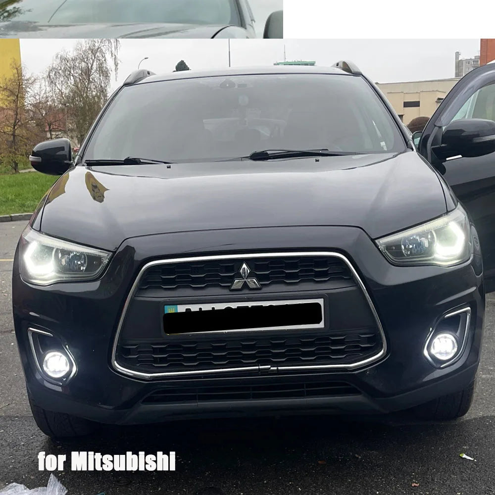 LED Fog Light for Mitsubishi L200 triton Outlancer XL Outlander 2 3 Pajero Sprot Grandis ASX Triton Colt Galant Fog Lights Lamp