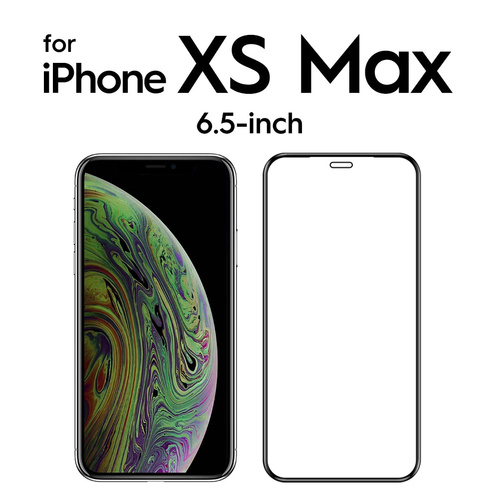 iPhone 15 14 Full Cover Tempered Glass for iPhone 15 Pro Max 14 Pro 13 12 mini 11 XR HD Screen Protector Phone XS Max