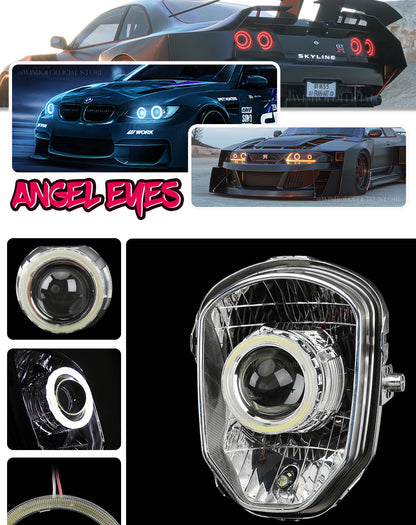 1PC COB LED Angel Eyes Bulb Halo Ring Headlight Lamp Car Daytime Running Light DRL Fog Light DC 12V 24V Styling Decorative Light