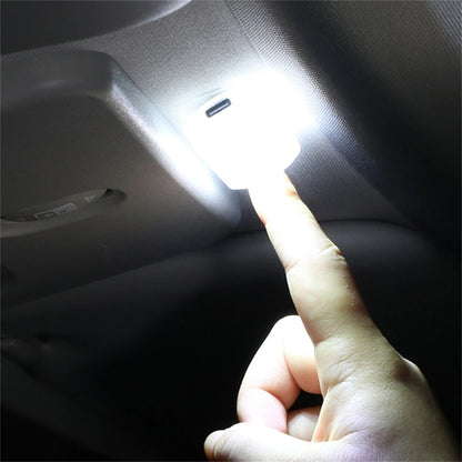 Car Interior Light LED Car Proof Touch Flash Light Door Magnet Touch Light USB Chargeable Battery Car Motorhome Ceiling Lamps