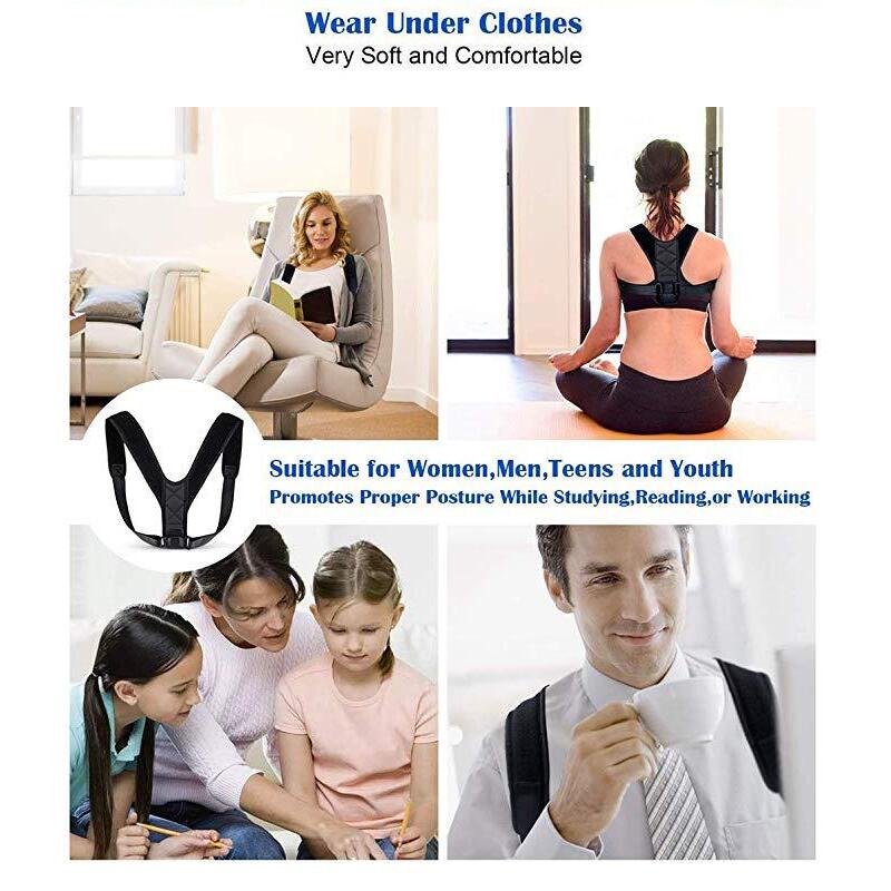 New Adult Body Shapers Brace Belt Corset Posture Corrector Compression Shapewear Children Shoulder Back Orthopedic Support Belt