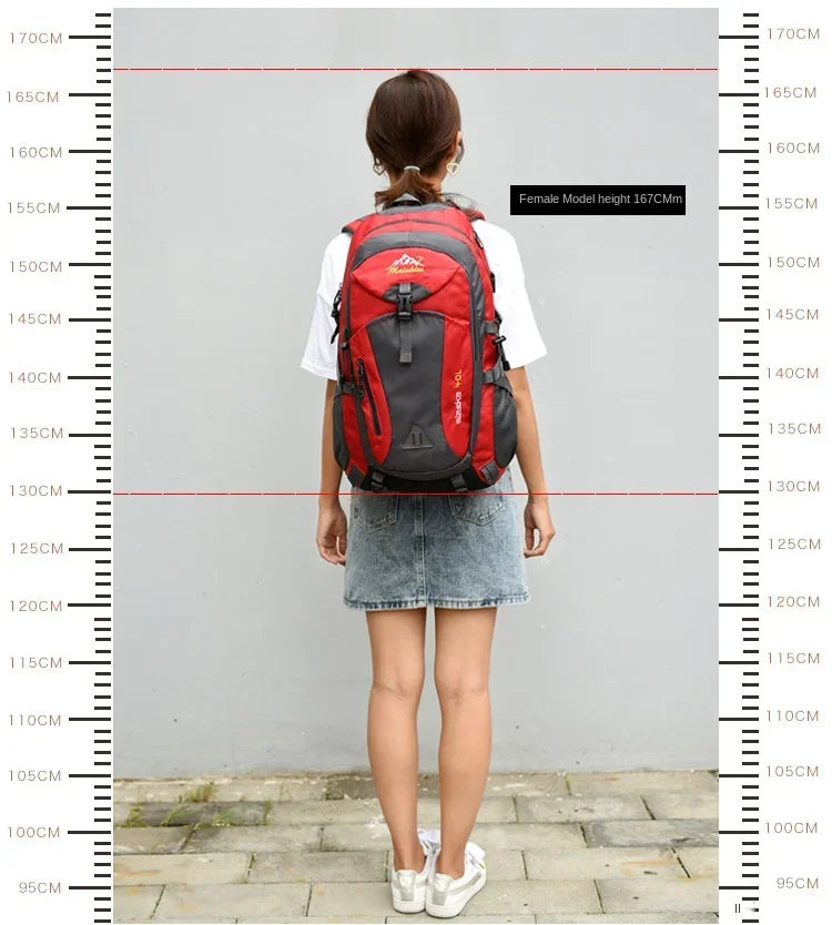 Quality Nylon Waterproof Travel Backpacks Men Climbing Travel Bags Hiking Backpack Outdoor Sport School Bag Men Backpack Women