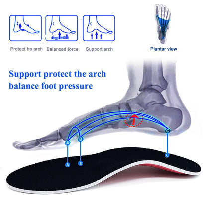 Orthotic Insole Arch Support Flatfoot Orthopedic Insoles For Feet Ease Pressure Of Air Movement Damping Cushion Padding Insole