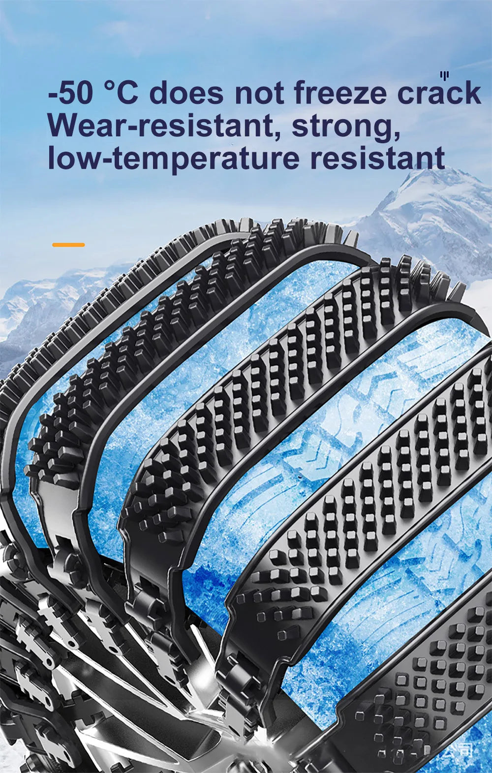 Snow Chain 1/2/4/8/10 Pcs Tyre Chain Urethane Set Wheel Ties Belts Car Tires Chains Winter Anti-Slip Chain Anti Skid Snow Chains