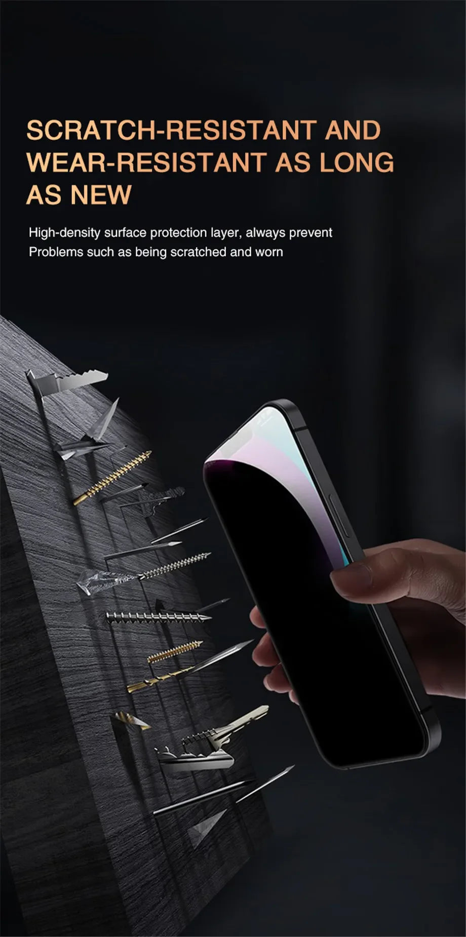 3-5Pcs 8K Privacy Screen Protectors For iPhone 13 11 12 14 Pro Max Mini Anti-spy Protective Glass For iPhone 15 Plus XR X XS MAX