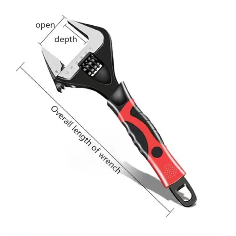 Adjustable Wrench Universal Spanner CR-V Steel Mechanical Workshop Hand Repair Tools Car Bicycle Wrench