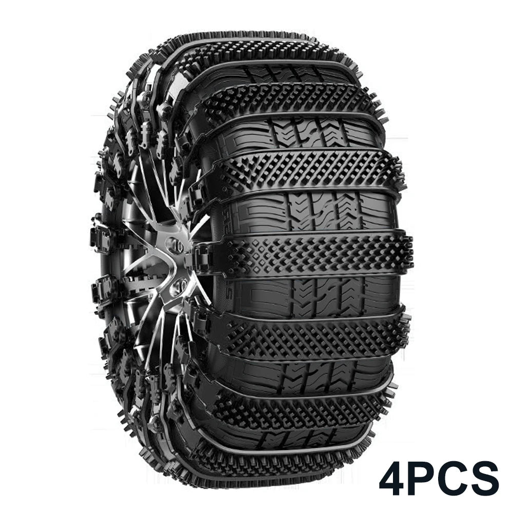 Snow Chain 1/2/4/8/10 Pcs Tyre Chain Urethane Set Wheel Ties Belts Car Tires Chains Winter Anti-Slip Chain Anti Skid Snow Chains 4Pcs