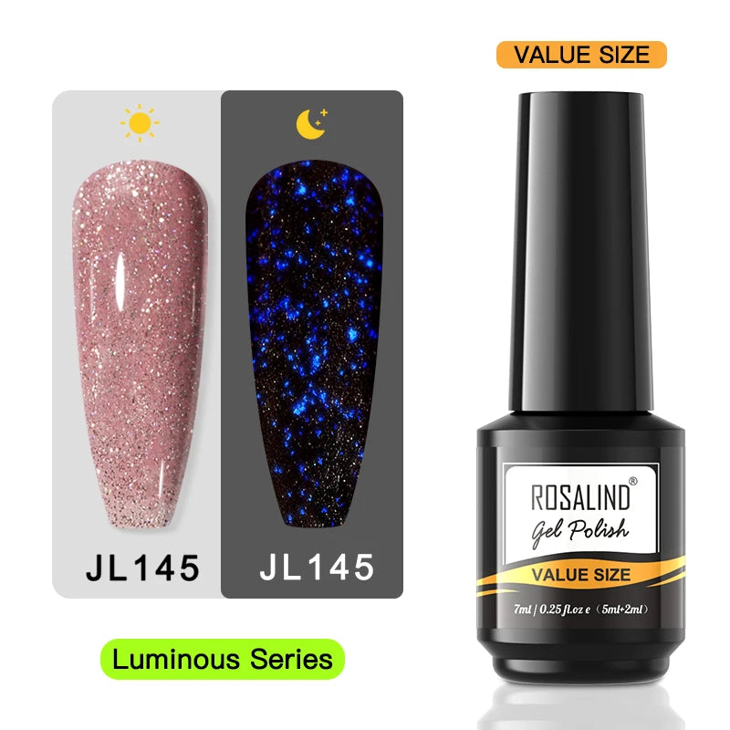 ROSALIND Gel Nail Polish Lamp All For Nails Art Manicure With Matt Base Top Coat Semi Permanant Gellak Nail Gel Polish Varnishes RAI-JL145