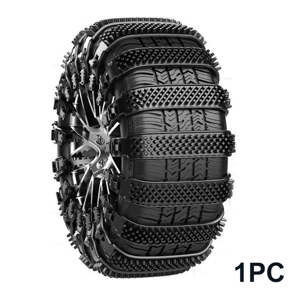 Snow Chain 1/2/4/8/10 Pcs Tyre Chain Urethane Set Wheel Ties Belts Car Tires Chains Winter Anti-Slip Chain Anti Skid Snow Chains 1Pc