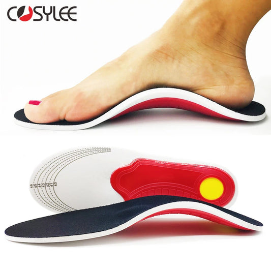 Orthotic Insole Arch Support Flatfoot Orthopedic Insoles For Feet Ease Pressure Of Air Movement Damping Cushion Padding Insole L (EU41-45) China